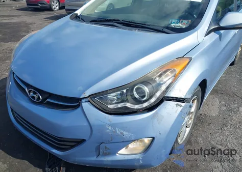 2012 Hyundai Elantra Limited (Ulsan Plant) из США, поврежденный, VIN KMHDH4AE5CU215491